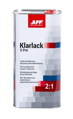 APP 020119 HS Acryl Klarlack Spezial S Pro 2:1 hochglanz 5,0 L | Clearcoat Lack 