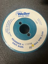 Weiler 4" Nylox Disc Brush .040/80SC 7/8" Arbor Hole Item 85993 New