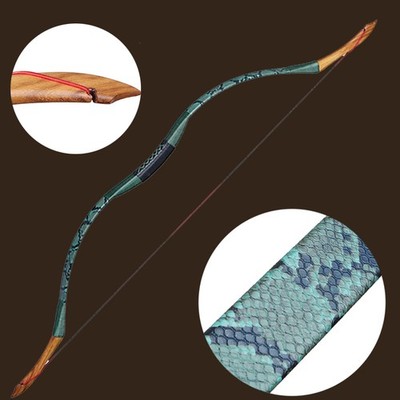 Archery Traditional Bow Hunting Mongolian Horse Bow Recurve Bow Hunting 20-50LBS