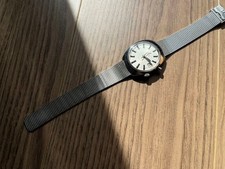 Orologio OMEGA Chronostop ref.146.010 carica manuale cal.920 bracciale a rete