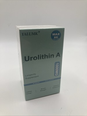 Urolithin A Supplement - 1000mg - Enhance Cellular Health & Boost Energy 60 Caps