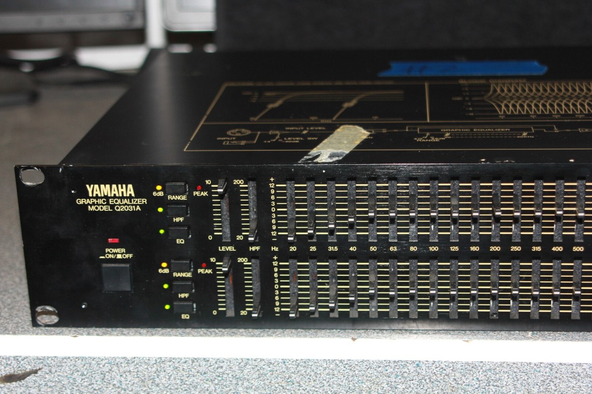 Yamaha Q2031A Graphic Equalizer 2 Channel 31 Band for sale Yamaha Q2031A Graphic Equalizer 2 Channel 31 Band for sale