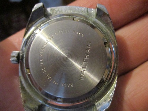 Nice Vintage WALTHAM 17 Jewel Shock Resistant Men's Wristwatch Is Running Good - Picture 5 of 9
