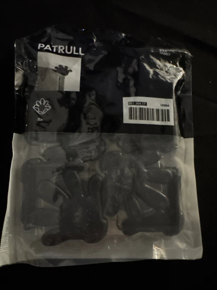 Cojines de seguridad para bebés IKEA cuenta 8 negros.   Foto 4 de 4