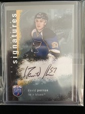2007-08 BAP Be A Player Signatures Autograph David Perron Autograph #S-PD