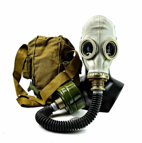 Cold war era Soviet military gas mask GP-5 back hose NATO Modern Filter - Picture 1 of 6