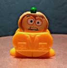 Kinder Joy Surprise Ferrero Crayon Head Boy DV457 Orange Plastic Figure Used — photo 1