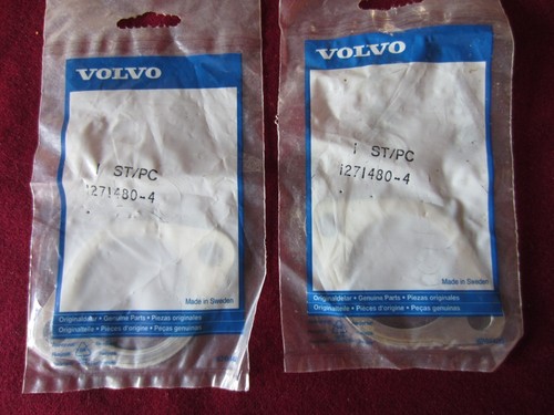 Pair Genuine Volvo Exhaust Gasket For B27A B27E B28E B280E 1271480-4 New Sealed