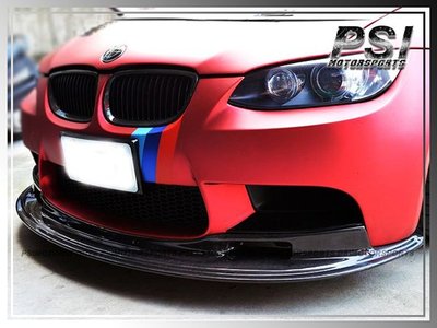08-13 BMW E90 E92 E93 M3 Only 3-Series AK2 Style Carbon Fiber Front Bumper Lip