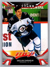 2022-23 Upper Deck MVP #236 Declan Chisholm Ice Battles Winnipeg Jets
