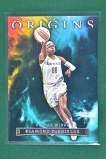 DIAMOND DeSHIELDS 2023 Panini Origins WNBA TEAL /35 Dallas Wings #38