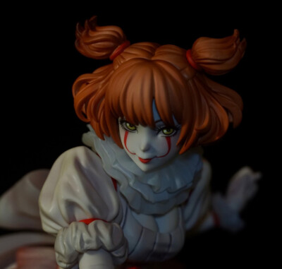 TV It Terror Girl Pennywise (2017)  1/7 Pvc Figur Modell Statue Sammlerstück