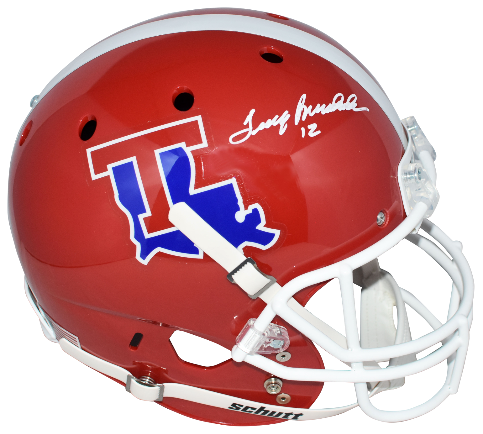 Terry Bradshaw Autographed Signed Louisiana Tech Bulldogs LOUISIANA LA TECH BULLDOGS FULL SIZE HELMET JSA 