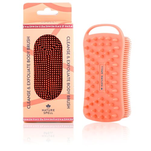 Silicone Exfoliating Body Scrubber Soft Shower Brush for Deep Cleansing