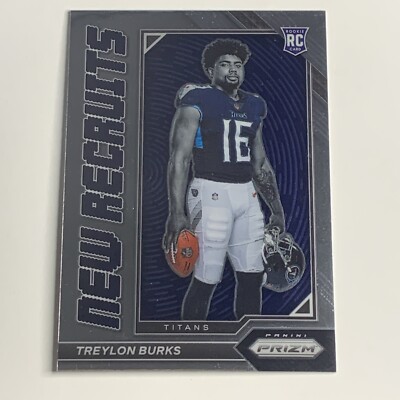 2022 Panini Prizm New Recruits Treylon Burks Rookie Tennessee Titans #NR-8