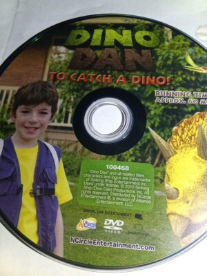 DINO DAN TO CATCH A DINO DVD DISC ONLY USED TESTED FREESHIP