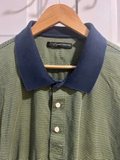 Greg Norman Polo Green Golf Short Sleeve Shirt 2XL