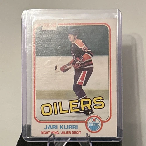1981-82 O-Pee-Chee - #107 Jari Kurri (RC)
