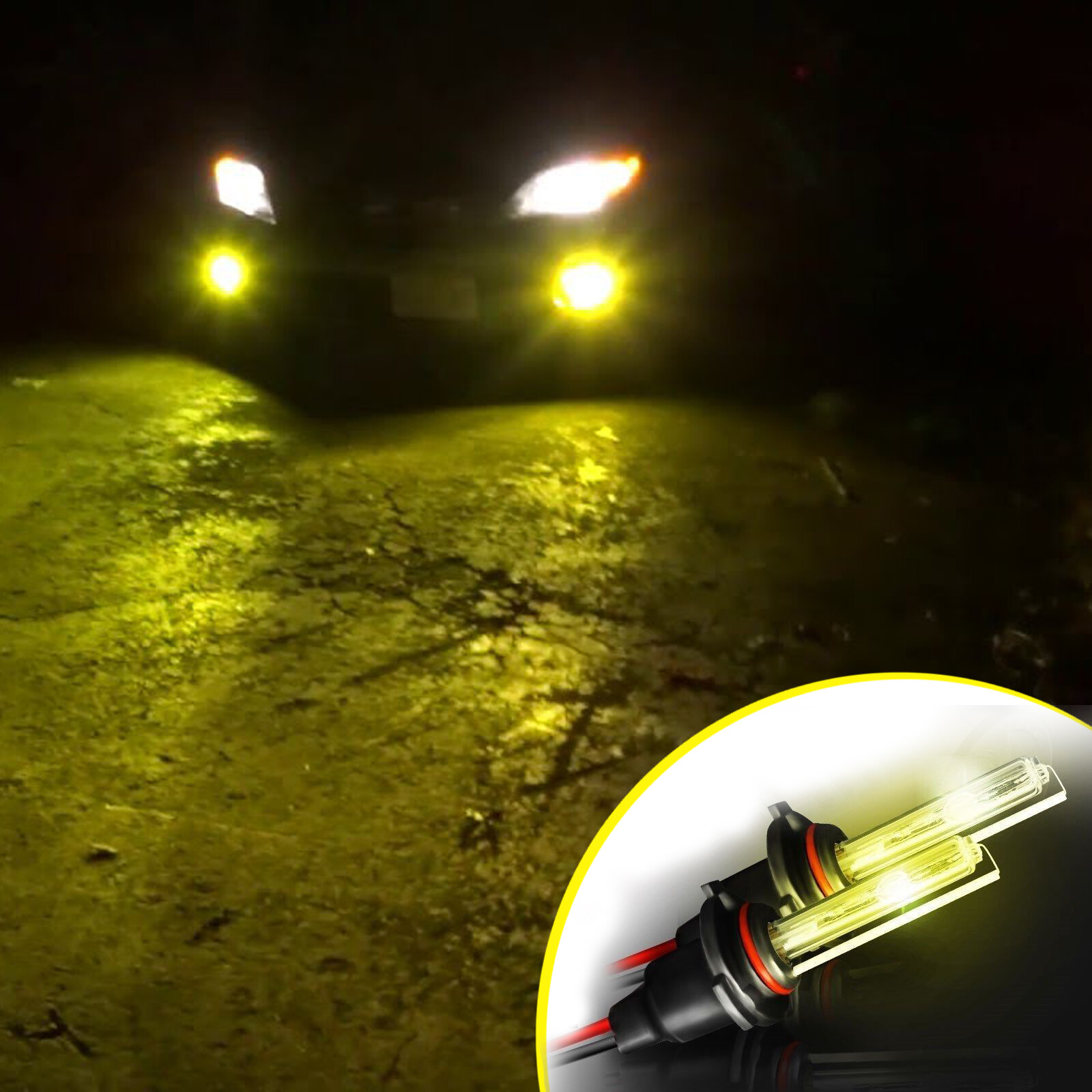 Xentec HID Conversion Kit - 35W Xenon Bulbs 6000K For Ford F150 1990-2017, 9006 H11 H13 Fitment