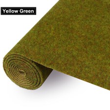 1pc 0.4mX1m Grass Mat Yellow Green Artificial Lawn Carpet Architectural Layout
