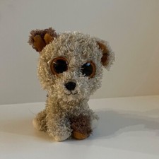 Ty Beanie Boo "Rootbeer" the DOG 6" stuffed animal soft plush LOT gently used