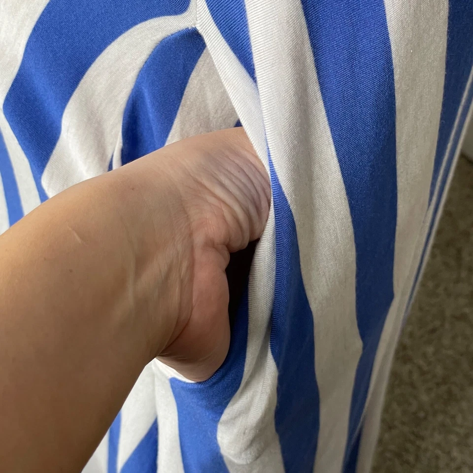 Matilda Jane The Road Ahead Maxi Striped Dress Womens Large - Image 3 of 4