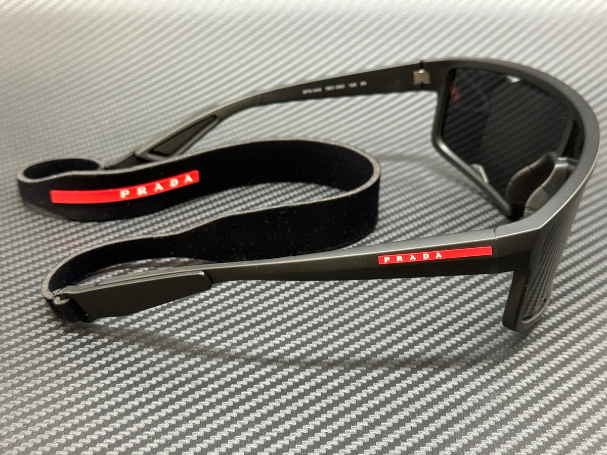 PRADA LINEA ROSSA PS A03S 1BO5S0 Matte Black Grey Men's 70