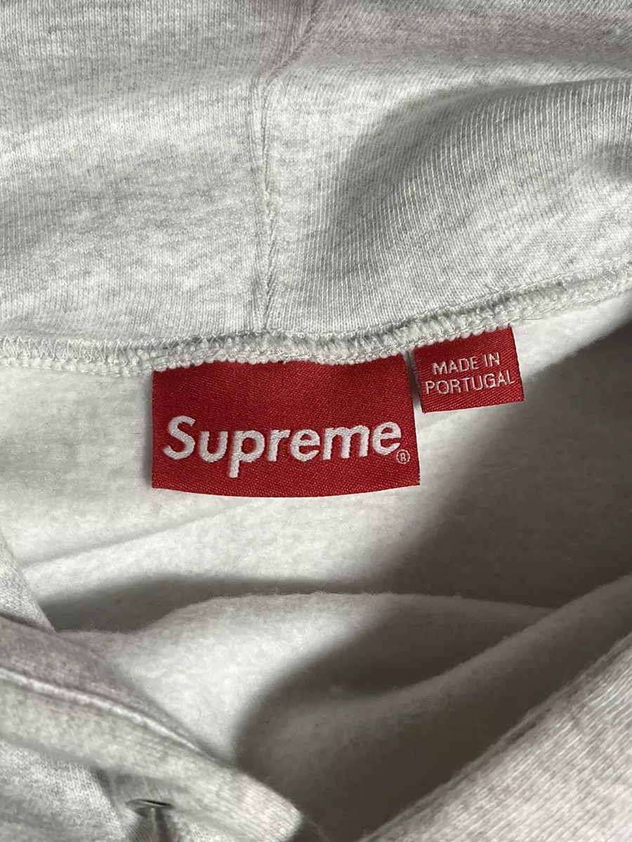 Supreme Team Chenille Hooded Sweatshirt 'Ash Grey