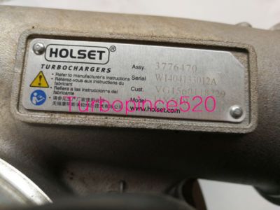 GENUINE HOLSET HX50W 3776470 4051391 VG1560118229 WEICHAI WD615