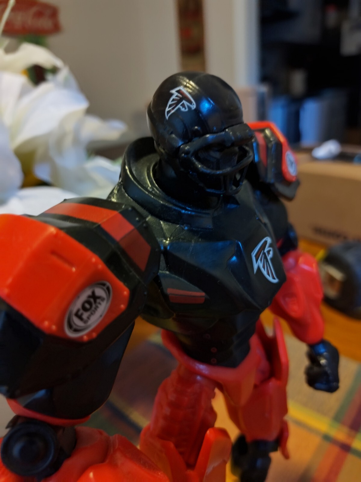 NFL ATLANTA FALCONS Team Cleatus Fox Sports Robot Action Figure Posable