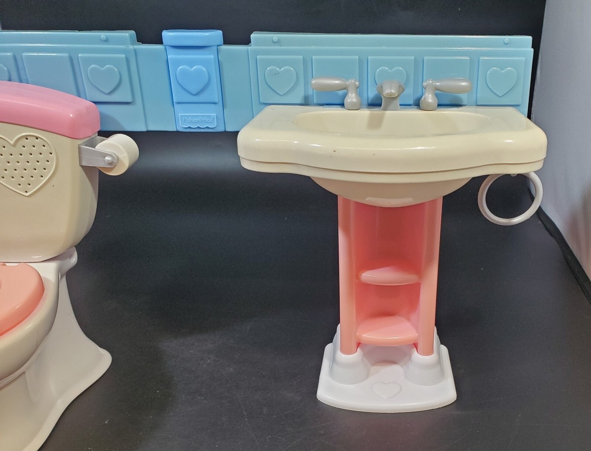 Fisher Price Little Mommy GOTTA GO Doll Potty Flushing Toilet