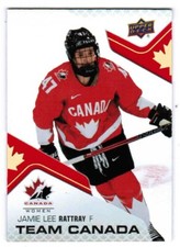 2022 UPPER DECK TEAM CANADA JUNIORS/WOMEN JAMIE LEE RATTRAY CA-40 ACETATES