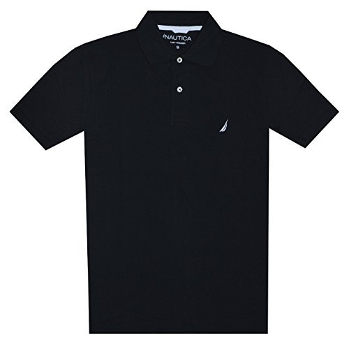 Nautica Men Slim Fit Logo Polo Pique T 