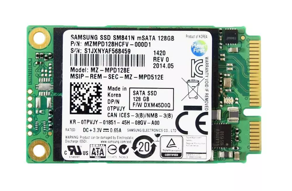 Samsung ssd sm841n msata 128gb clearance