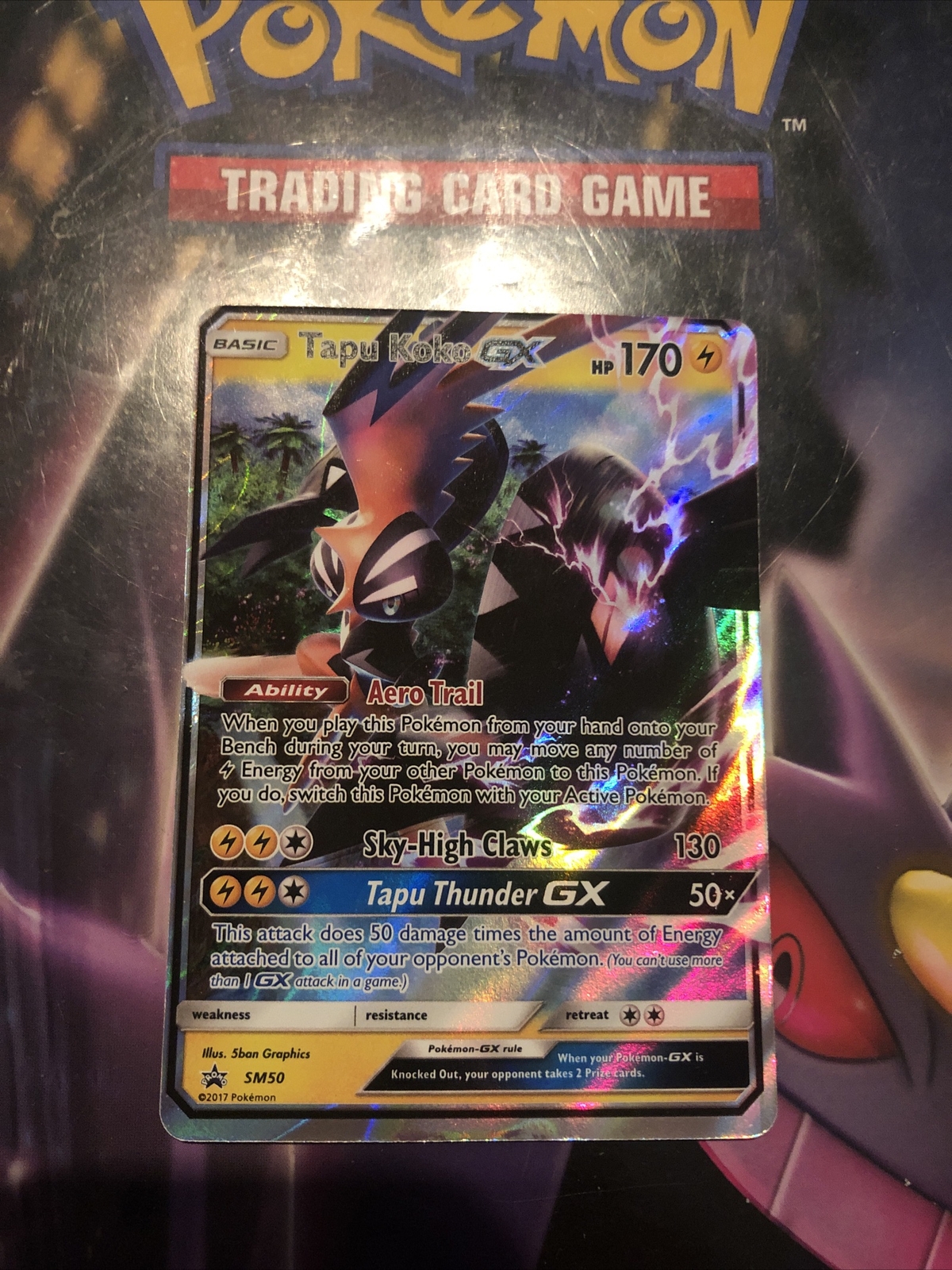 Pokémon TCG Tapu Koko GX SM Black Star Promo SM50 Promo eBay
