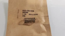 (8) WELDON TOOL HELICAL SPRINGS P195 5360-00-330-7456