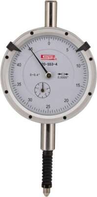 SPI 0.4'' Range, 0-50 Reading, 0.0005'' Grad Dial Drop Indicator 2.2'' Dial, 0.0...