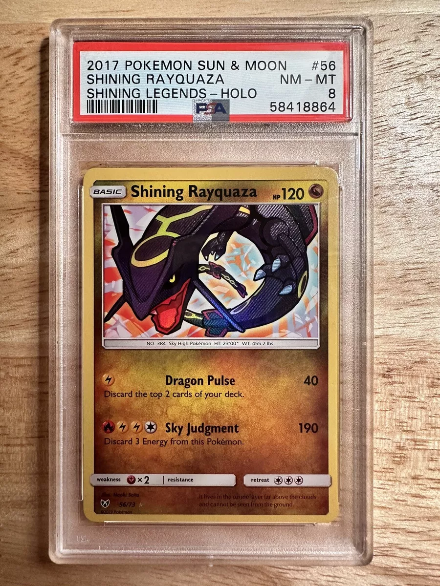 Pokemon Shining Rayquaza - 56/73 - Holo Rare - Sun & Moon: Shining Legends