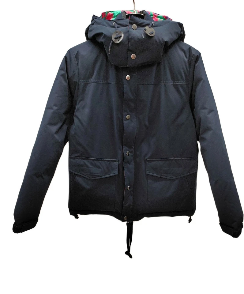 uniform experiment REVERSIBLE HOODED DOWN BLOUSON Size: S Navy UE-189043 Men - Image 2 of 4