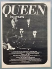 QUEEN 1982 original POSTER ADVERT IN CONCERT Freddie Mercury HOT SPACE TOUR