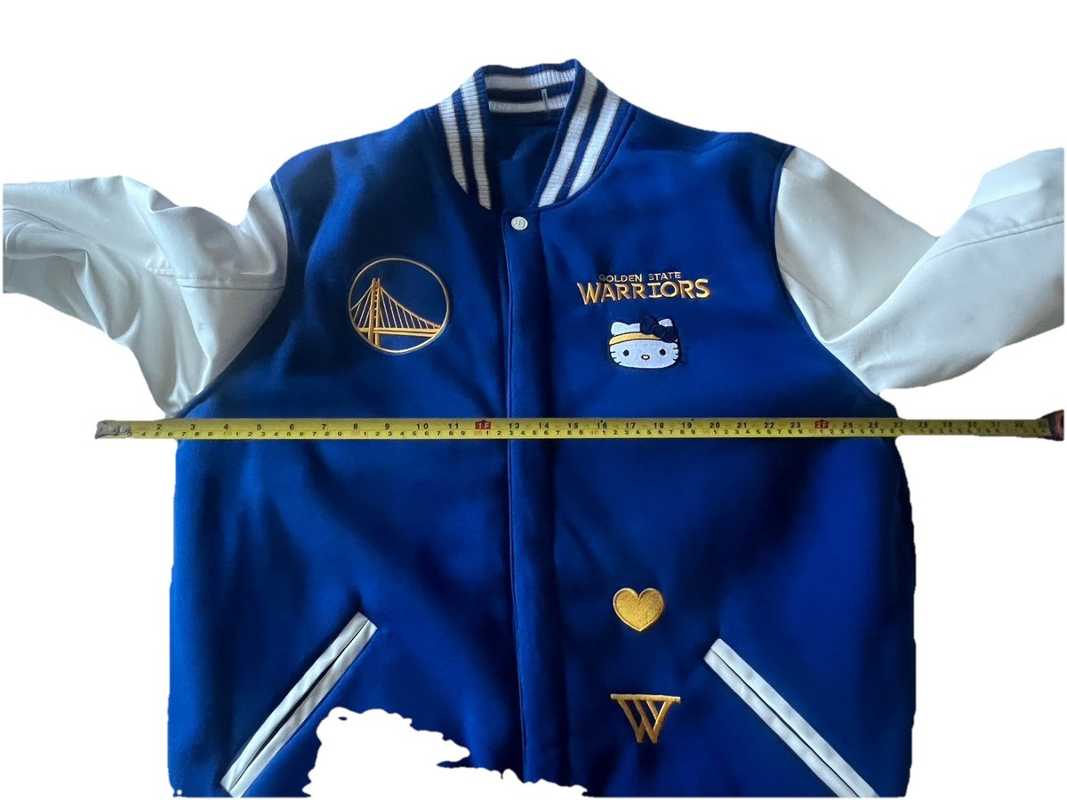Golden State Warriors Hello Kitty Reversible Bomber Jacket 3XL