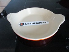 PETIT PLAT A GRATIN N° 3 LE CREUSET EN FONTE ÉMAILLÉE ORANGE NEUF