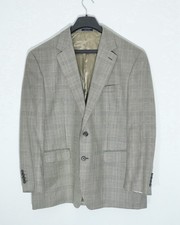 Lauren Ralph Lauren 44R Sport Coat Silk Wool Blend Gray Glen Plaid Blazer Dillar