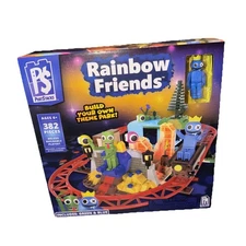 Rainbow Friends Playset Toy Deluxe Buildable Theme Park Lego Blocks NEW LIMITED