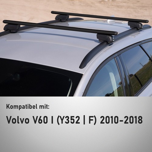 Portaequipajes de techo para Volvo V60 I Y352 | F 2010-2018 portaequipajes aluminio - Imagen 2 de 10