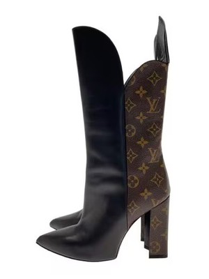 LOUIS VUITTON / Rodeo Queen / 37 / Black / Leather