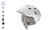 Smith Compass Ski Snowboard Helmet Matte White Small 51-55 CM