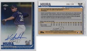 2019 Topps Chrome Rookie Auto Blue Refractor /150 Keston Hiura #RA-KH Auto RC