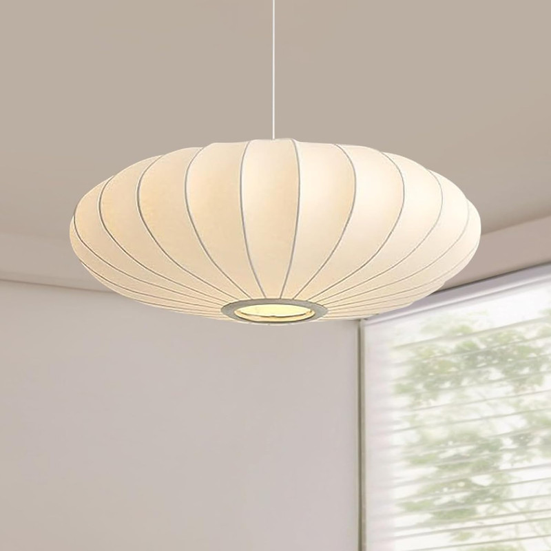 Stylish 3-Light Silk Bubble Pendant Light for Living Room, Dining, Kitchen Lamp