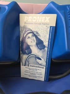 Pronex cervical traction device With Hand Pump , With Bag, No  Strap